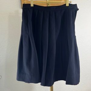 BURBERRY, kick pleat, pinstriped skirt. Altered to Size 28